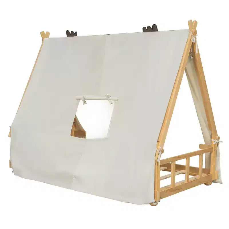 Tente de lit pour enfants avec lumières et lucarne