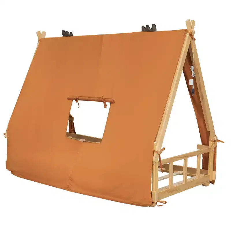 Tente de lit pour enfants avec lumières et lucarne