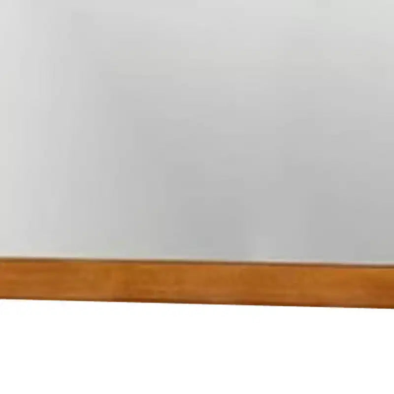 Miroir Mid-Century Moderne, fini chêne