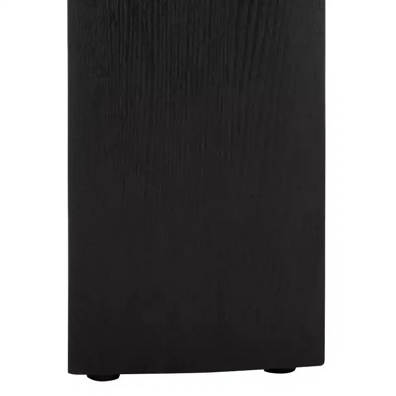 Table basse ronde noire