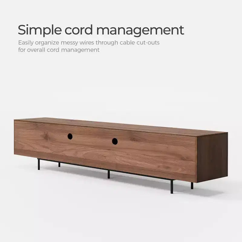 Meuble TV et console multimédia modernes de 240 cm et centres de divertissement avec grand espace de rangement