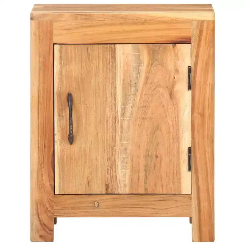 Table de chevet 40 x 30 x 50 cm en bois d'acacia massif