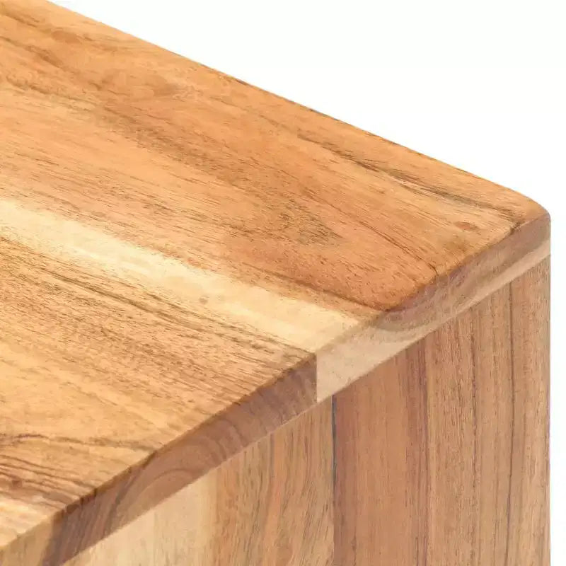 Table de chevet 40 x 30 x 50 cm en bois d'acacia massif