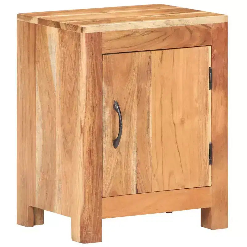 Table de chevet 40 x 30 x 50 cm en bois d'acacia massif