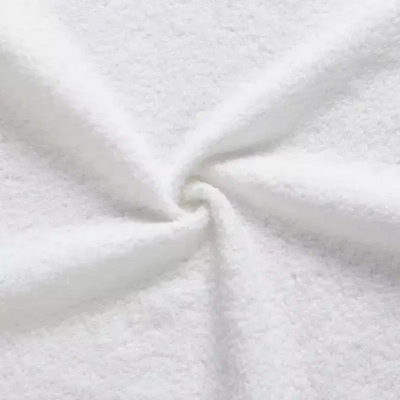 Cadre de lit plateforme rembourré lit flottant avec lumière et tête de lit, blanc