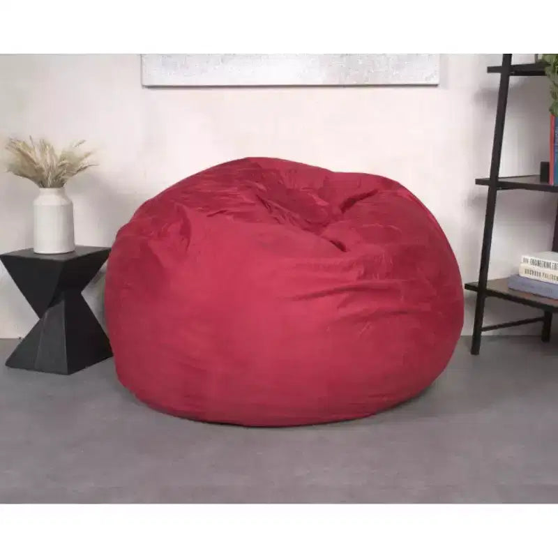 Fauteuil poire avec housse amovible et lavable en microsuède, canapé-lit pour adultes, divan confortable pour salon et chambre à coucher