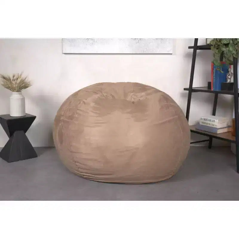 Fauteuil poire avec housse amovible et lavable en microsuède, canapé-lit pour adultes, divan confortable pour salon et chambre à coucher