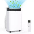 Climatiseur portable 10 000 BTU, Climatiseur de maison avec télécommande pour pièce jusqu'à 42 m², fonctions 3-en-1/minuterie 24h/roulettes